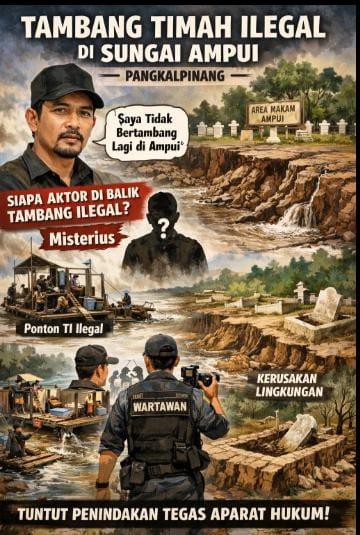 Sungai Ampui Kembali Bergejolak, Zikri Tegaskan Tak Lagi Bertambang